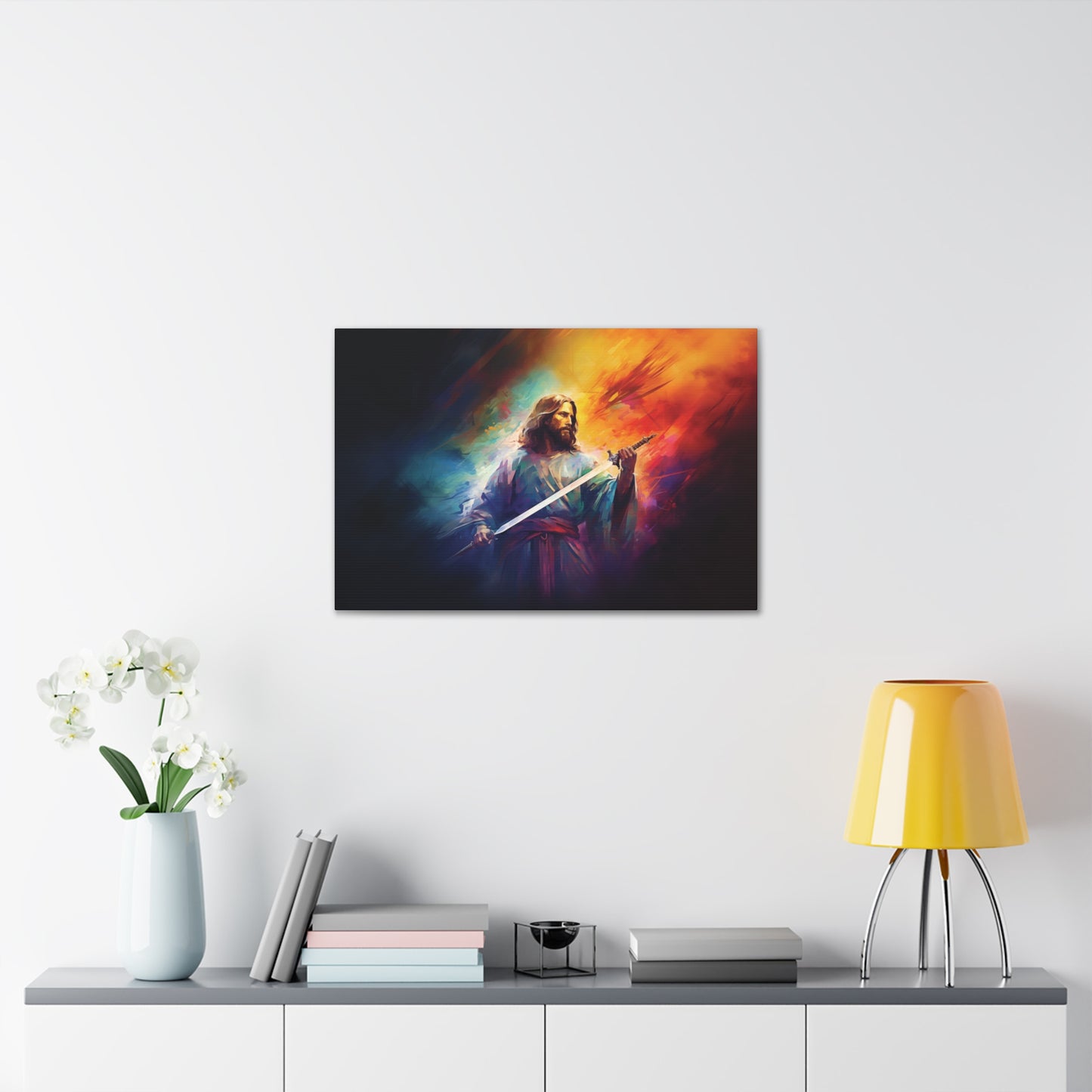 THE MIGHTY WARRIOR Canvas Art
