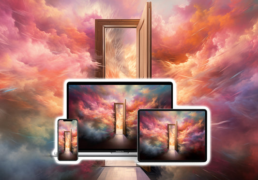 THE DOOR / Digital Wallpaper for Phone, Tablet, Computer