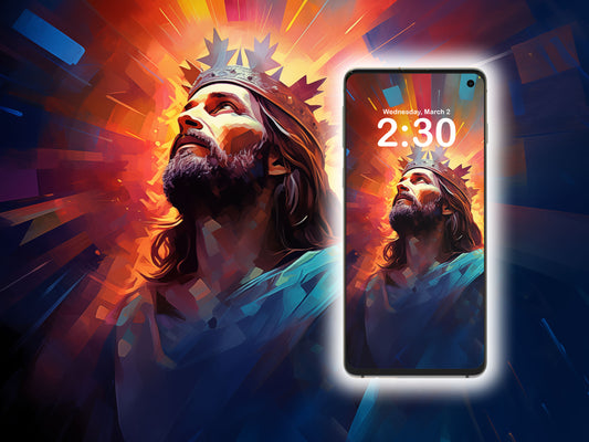 KING OF KINGS / Digital Phone Wallpaper Instant Download